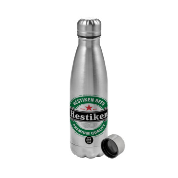 Hestiken Beer, Μεταλλικό παγούρι νερού, ανοξείδωτο ατσάλι, 750ml