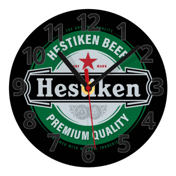 Hestiken Beer, Ρολόι τοίχου γυάλινο (20cm)