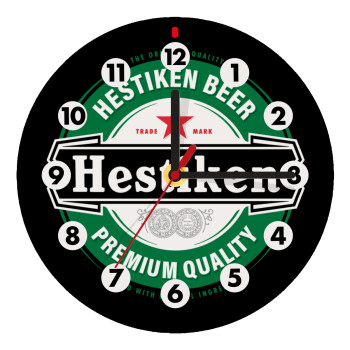 Hestiken Beer, Wooden wall clock (20cm)