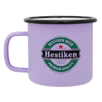 Hestiken Beer, Κούπα Μεταλλική εμαγιέ ΜΑΤ Light Pastel Purple 360ml