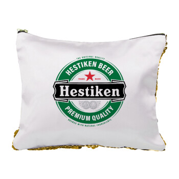Hestiken Beer, Τσαντάκι νεσεσέρ με πούλιες (Sequin) Χρυσό