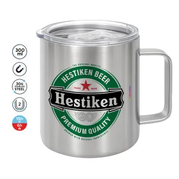 Hestiken Beer, Mug Stainless steel double wall 300ml