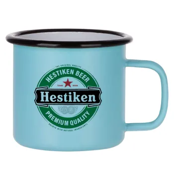 Hestiken Beer, Κούπα Μεταλλική εμαγιέ ΜΑΤ σιέλ 360ml