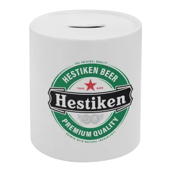 Hestiken Beer, Κουμπαράς πορσελάνης με τάπα