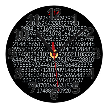 π 3.14, Ρολόι τοίχου γυάλινο (20cm)