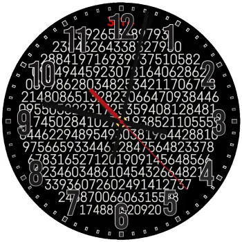 π 3.14, Ρολόι τοίχου ξύλινο (30cm)