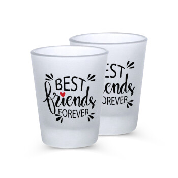 Best Friends forever, Σφηνοπότηρα γυάλινα 45ml του πάγου (2 τεμάχια)