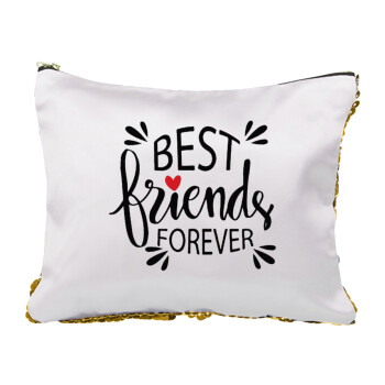 Best Friends forever, Τσαντάκι νεσεσέρ με πούλιες (Sequin) Χρυσό