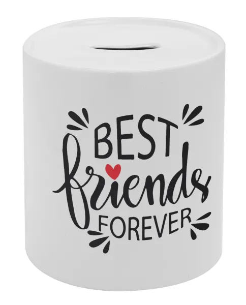 Best Friends forever — Κουμπαράς πορσελάνης με τάπα