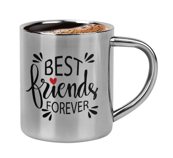 Best Friends forever — Κουπάκι μεταλλικό διπλού τοιχώματος για espresso (220ml)