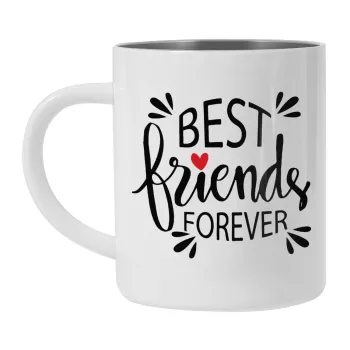 Best Friends forever, Mug Stainless steel double wall 300ml