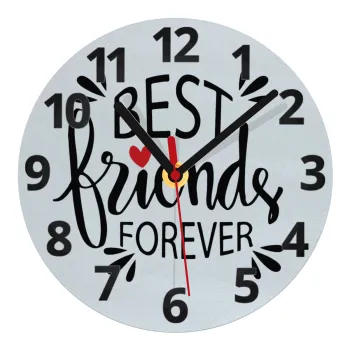 Best Friends forever, Ρολόι τοίχου γυάλινο (20cm)