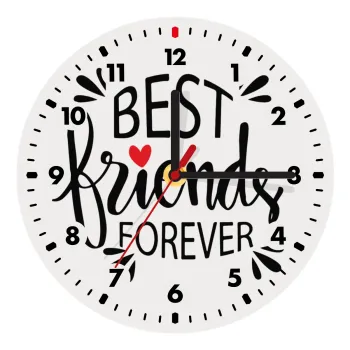 Best Friends forever, Ρολόι τοίχου ξύλινο (20cm)