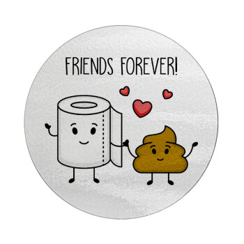 Friends forever, Επιφάνεια κοπής γυάλινη στρογγυλή (30cm)