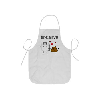 Friends forever, Ποδιά Σεφ ολόσωμη κοντή  Παιδική (44x62cm)