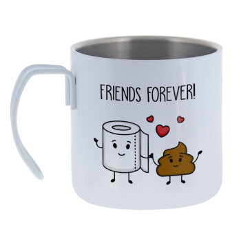Friends forever, Mug Stainless steel double wall 400ml