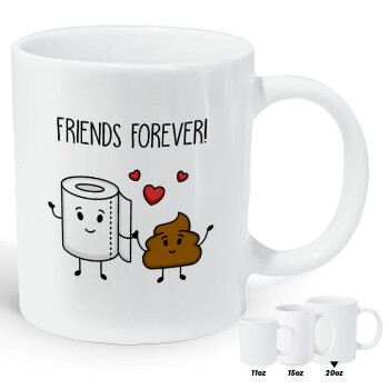 Friends forever, Κούπα Giga, κεραμική, 590ml