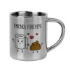 Friends forever, Mug Stainless steel double wall 300ml