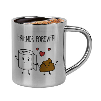 Friends forever, Κουπάκι μεταλλικό διπλού τοιχώματος για espresso (220ml)