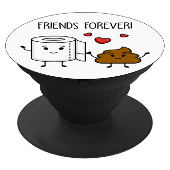 Friends forever, Phone Holders Stand  Black Hand-held Mobile Phone Holder