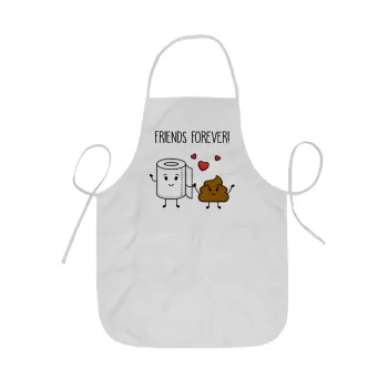 Friends forever, Ποδιά Σεφ ολόσωμη κοντή  Παιδική (44x62cm)