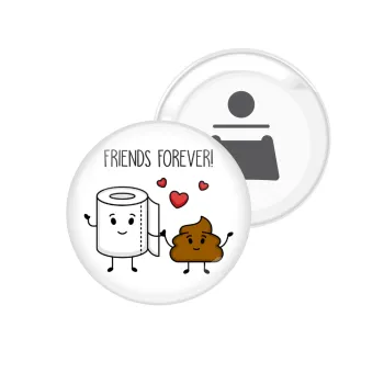 Friends forever, Μαγνητάκι και ανοιχτήρι μπύρας στρογγυλό διάστασης 5,9cm