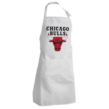 Chicago Bulls, Ποδιά Σεφ Ολόσωμη Ενήλικων (με ρυθμιστικά και 2 τσέπες)