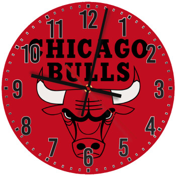 Chicago Bulls, Ρολόι τοίχου ξύλινο (30cm)
