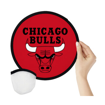 Chicago Bulls, Βεντάλια υφασμάτινη αναδιπλούμενη με θήκη (20cm)