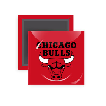Chicago Bulls, Μαγνητάκι ψυγείου τετράγωνο διάστασης 5x5cm