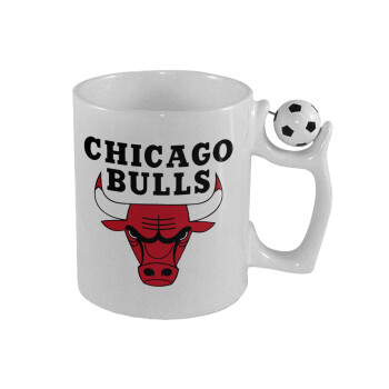 Chicago Bulls, Κούπα με μπάλα ποδασφαίρου , 330ml