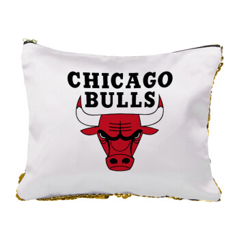 Chicago Bulls, Τσαντάκι νεσεσέρ με πούλιες (Sequin) Χρυσό