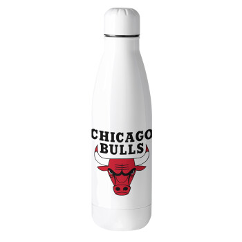 Chicago Bulls, Μεταλλικό παγούρι θερμός (Stainless steel), 500ml