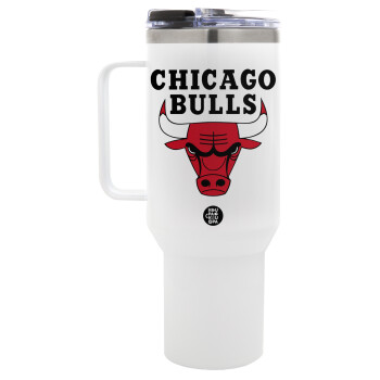Chicago Bulls, Mega Tumbler με καπάκι, διπλού τοιχώματος (θερμό) 1,2L