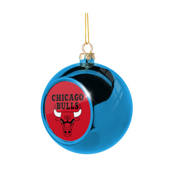 Chicago Bulls, Χριστουγεννιάτικη μπάλα δένδρου Μπλε 8cm