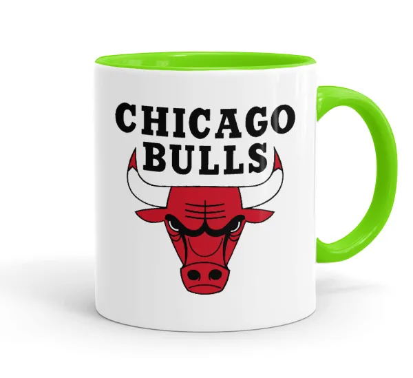 Chicago Bulls — Κούπα χρωματιστή βεραμάν, κεραμική, 330ml