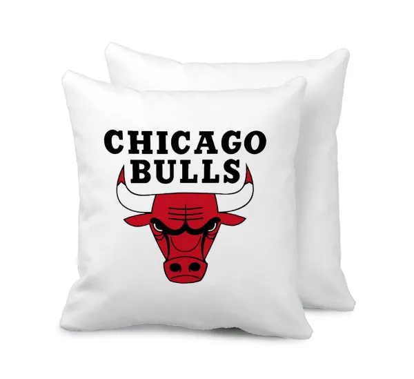 Chicago Bulls — Μαξιλάρι καναπέ 40x40cm περιέχεται το  γέμισμα