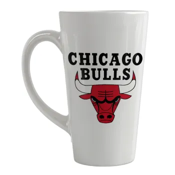 Chicago Bulls, Κούπα κωνική Latte Μεγάλη, κεραμική, 450ml