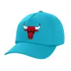 Καπέλο παιδικό Baseball, 100% Βαμβακερό Twill, Γαλάζιο (ΒΑΜΒΑΚΕΡΟ, ΠΑΙΔΙΚΟ, UNISEX, ONE SIZE)