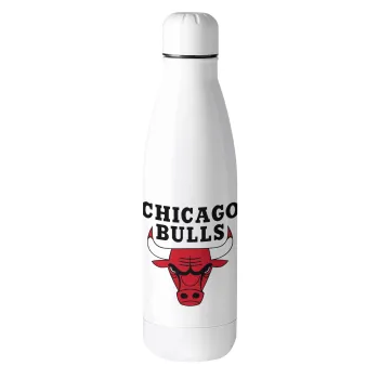 Chicago Bulls, Μεταλλικό παγούρι θερμός (Stainless steel), 500ml