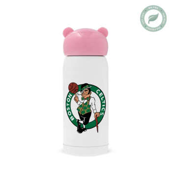 Boston Celtics, Ροζ ανοξείδωτο παγούρι θερμό (Stainless steel), 320ml