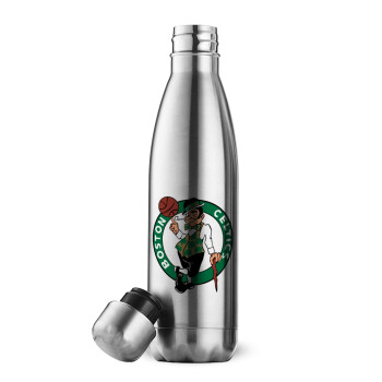 Boston Celtics, Μεταλλικό παγούρι θερμός Inox (Stainless steel), διπλού τοιχώματος, 500ml