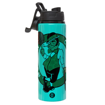 Boston Celtics, Metallic water bottle with safety lid, 850ml aluminum