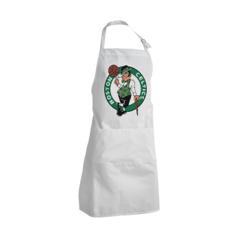Boston Celtics, Adult Chef Apron (with sliders and 2 pockets)