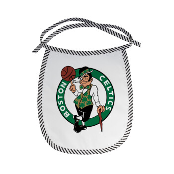Boston Celtics, Σαλιάρα μωρού αλέκιαστη με κορδόνι Μαύρη