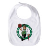 Boston Celtics, Σαλιάρα Βαμβακερή με Σκρατς μεγάλη (35x28cm)