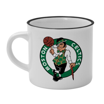 Boston Celtics, Κούπα κεραμική vintage Λευκή/Μαύρη 230ml