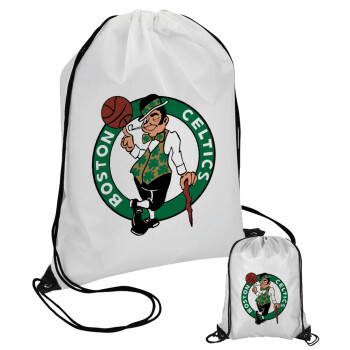 Boston Celtics, Τσάντα πουγκί με μαύρα κορδόνια (1 τεμάχιο)
