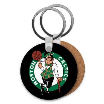Boston Celtics, Μπρελόκ Ξύλινο στρογγυλό MDF Φ5cm