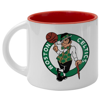 Boston Celtics, Κούπα κεραμική 400ml Λευκή/Κόκκινη